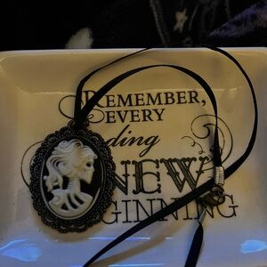 Skeleton Cameo necklace